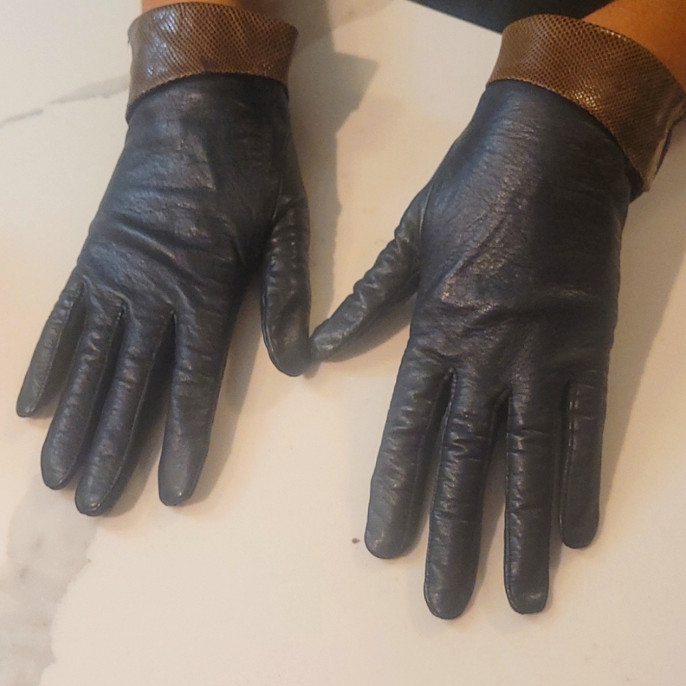 Vintage La Crasia New York Gloves